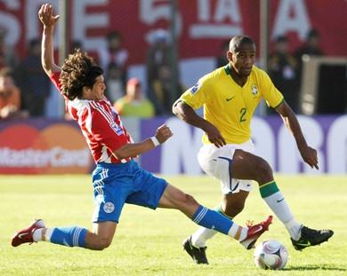 حماس البارغواي غلب مهارة البرازيل حماس البارغواي غلب مهارة البرازيل