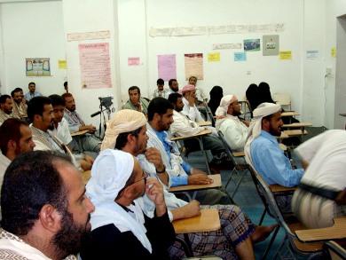 جانب من المشاركين في دورة هيئة شورى الإصلاح بشبوة جانب من المشاركين في دورة هيئة شورى الإصلاح بشبوة