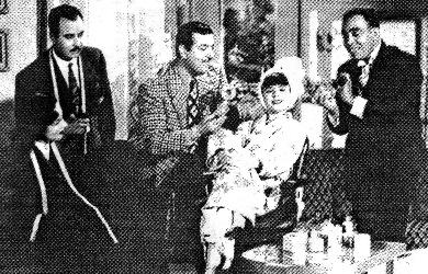 فيروز وأنور وجدي وإسماعيل يس في فيلم (دهب) 1953 فيروز وأنور وجدي وإسماعيل يس في فيلم (دهب) 1953