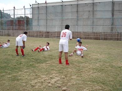 لقطة من تمارين فريق الاتحاد
