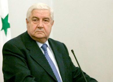 وزير الخارجية السوري وليد المعلم