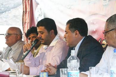 الشيخ العيسي يلقي كلمة بمناسبة التكريم الشيخ العيسي يلقي كلمة بمناسبة التكريم