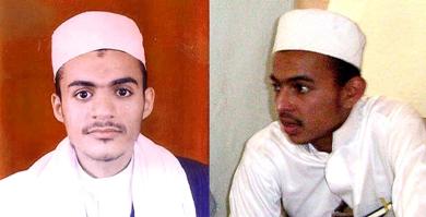 من اليمين إبراهيم الغرباني شقيق القتيل و القتيل عباس الغرباني من اليمين إبراهيم الغرباني شقيق القتيل و القتيل عباس الغرباني