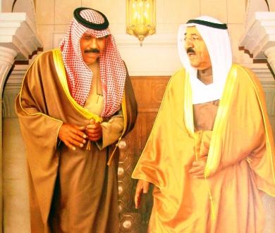 أمير دولة الكويت الشيخ صباح الأحمد الجابر الصباح وولي عهده الشيخ نواف الأحمد الجابر الصباح أمير دولة الكويت الشيخ صباح الأحمد الجابر الصباح وولي عهده الشيخ نواف الأحمد الجابر الصباح