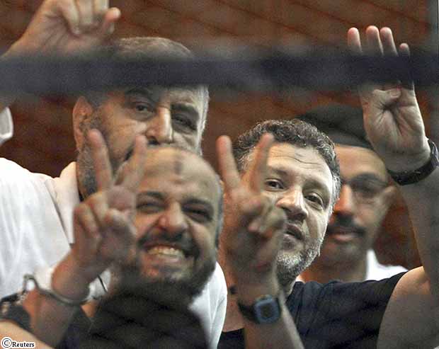 محمد البلتاجي وخيرات الشاطر واسامة ياسين