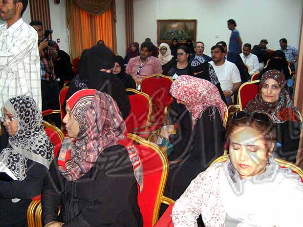 جانب من الحضور في المؤتمر جانب من الحضور في المؤتمر