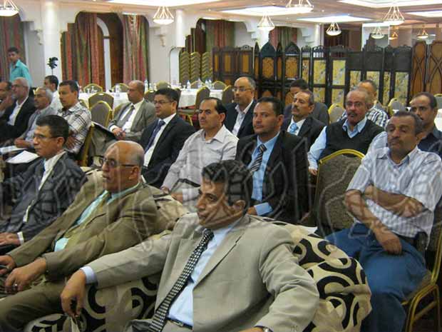 جانب من حضور الشخصيات في المؤتمر جانب من حضور الشخصيات في المؤتمر