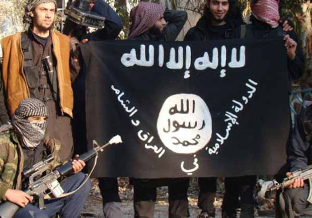جانب من حشود من قوات الدولة الأسلامية جانب من حشود من قوات الدولة الأسلامية