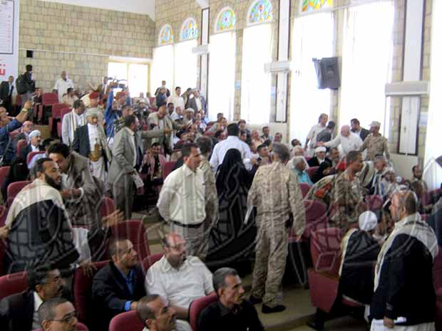 معترضون على كلمة أنصار الله