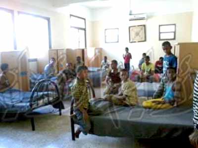 غرفة منامات  مركز التكافل الاجتماعي خاصة بالأطفال