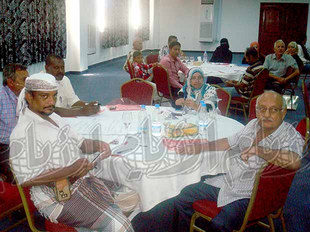 جانب من الحضور في الورشة النقاشية جانب من الحضور في الورشة النقاشية