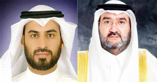   رئيس مركز الخليج للدراسات عبد العزيز بن صقر و رئيس قسم التاريخ بجامعة الكويت عبد الهادي العجمي  