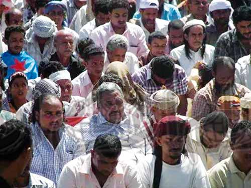 حسن باعوم كان ضمن المشاركين في ساحة الحرية أمس 