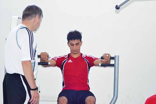 التمارين القوى للمنتخب