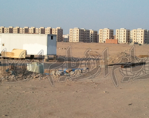 جانب من مشروع إسكان ذوي الدخل المحدود بعدن