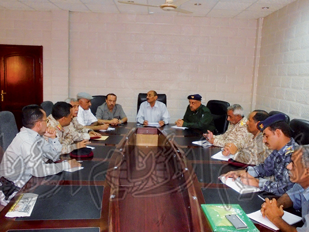 من ‎اجتماع اللجنة الأمنية أمس