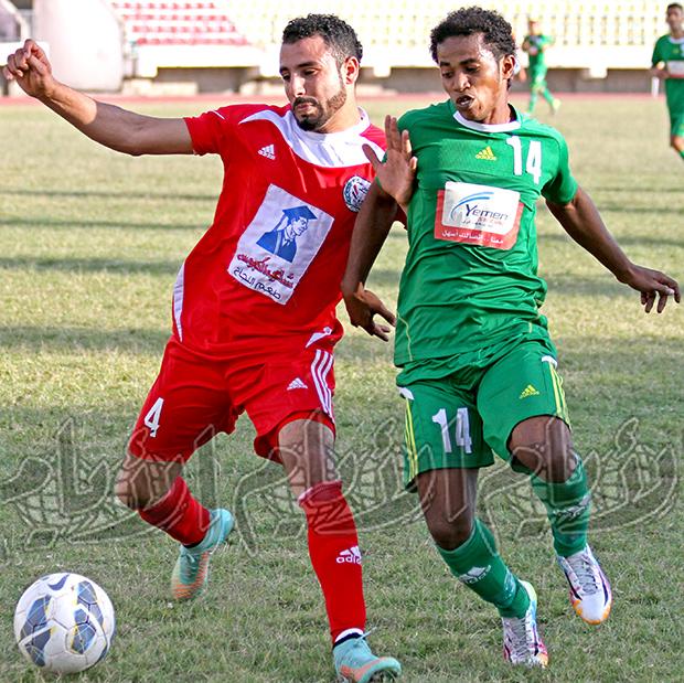 مشهد من المباراة 