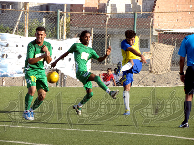 جانب من المباراة جانب من المباراة