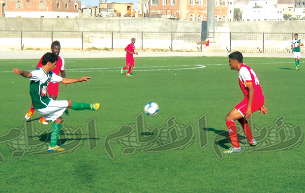 جانب من المباراة جانب من المباراة