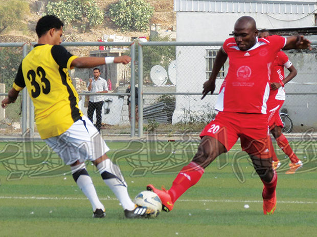 جانب من المباراة جانب من المباراة
