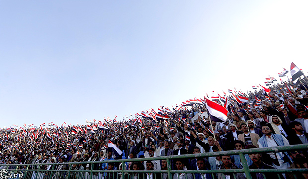جانب من جموع المشاركين في المهرجان جانب من جموع المشاركين في المهرجان