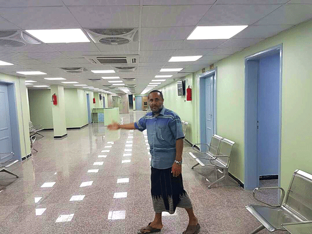 المستشفى من الداخل