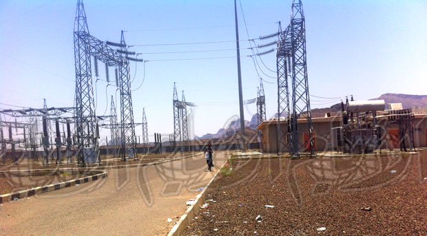 صورة لمحطة ردفان التحويلية