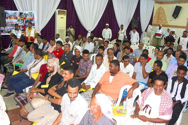 جانب من الحضور بالحفل جانب من الحضور بالحفل