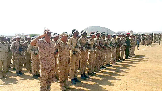 العرض العسكري الجنوبي بالضالع