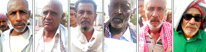بعض من المتحدثون المبعدين والمسرحين بأبين بعض من المتحدثون المبعدين والمسرحين بأبين