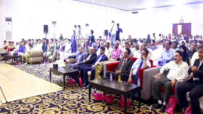 صورة عامة من الحضور بالحفل صورة عامة من الحضور بالحفل