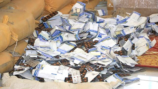 مداهمة مستودعات تحوي اطنان من الحشيش بحضرموت مداهمة مستودعات تحوي اطنان من الحشيش بحضرموت