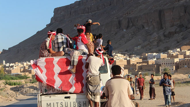 استقبال ابناء شبام لنادي التلال استقبال ابناء شبام لنادي التلال