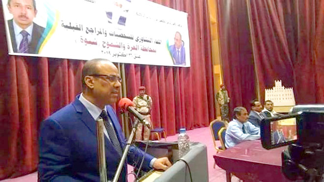 الميسري اعترف بانتهاك الشرعية للقرار الأممي 2216 بتهريب السلاح