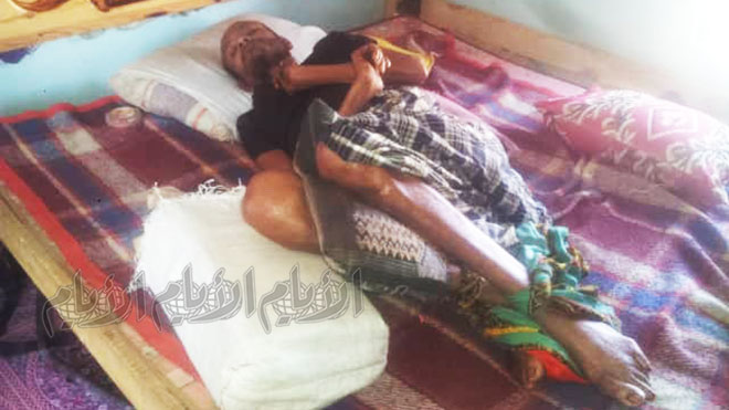 أحد المواطنين أصبح طريش الفراش (مشلولاً) نتيجة إصابته بالرقبة أحد المواطنين أصبح طريش الفراش (مشلولاً) نتيجة إصابته بالرقبة