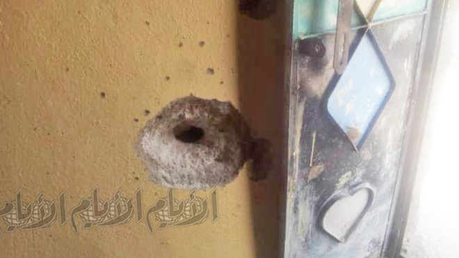 طلقات في منزل طلقات في منزل