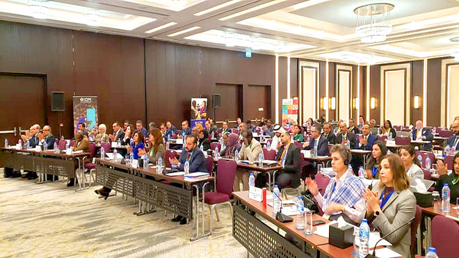 اختتام أعمال المؤتمر الدولي للهجرة الأمنة في القاهرة اختتام أعمال المؤتمر الدولي للهجرة الأمنة في القاهرة
