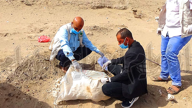 كارثة تهدد سكان تبن عقب نبش مدفن للمواد السامة كارثة تهدد سكان تبن عقب نبش مدفن للمواد السامة