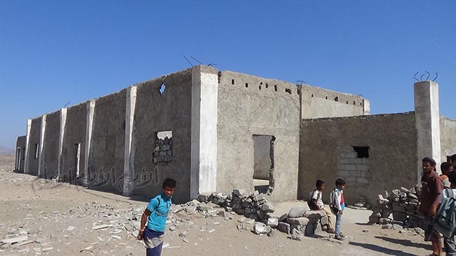 مبنى مهجور تحول إلى فصل دراسي مبنى مهجور تحول إلى فصل دراسي