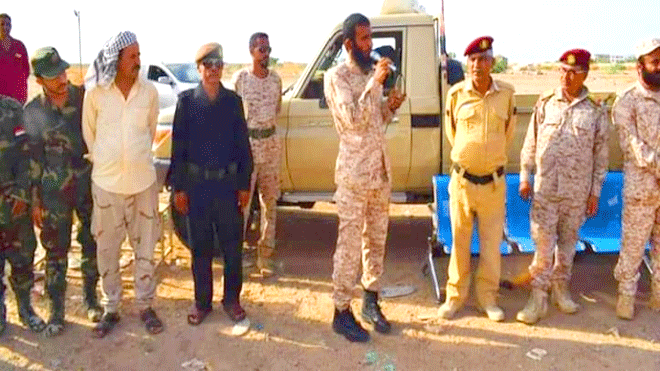 قيادة محور أبين تطلع على الجاهزية القتالية للواء 12 صاعقة قيادة محور أبين تطلع على الجاهزية القتالية للواء 12 صاعقة