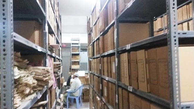 صور مرفقة من داخل المركز الوطني للوثائق بسيئون