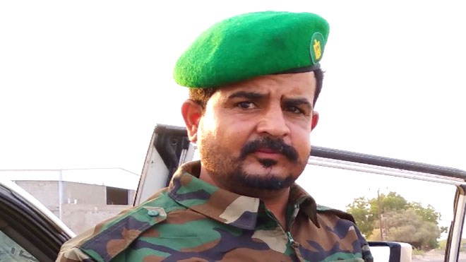 الرائد عبد الرب صالح العوكبي مدير أمن مديرية الحد بيافع لحج
