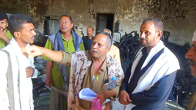 لجنة: حريق مستودع الأدوية بلحج بفعل فاعل لجنة: حريق مستودع الأدوية بلحج بفعل فاعل