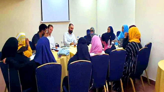 وفد المعهد الأوروبي يلتقي «جنوبيات من أجل السلام»