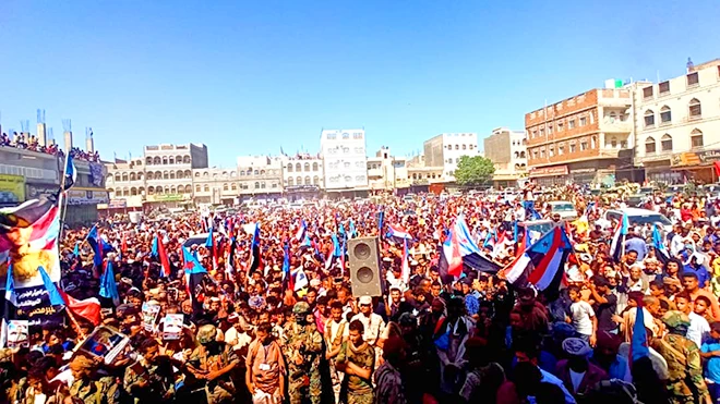 الحفل الجماهيري بمناسبة الذكرى الـ 59 لثورة 14 أكتوبر بردفان الحفل الجماهيري بمناسبة الذكرى الـ 59 لثورة 14 أكتوبر بردفان