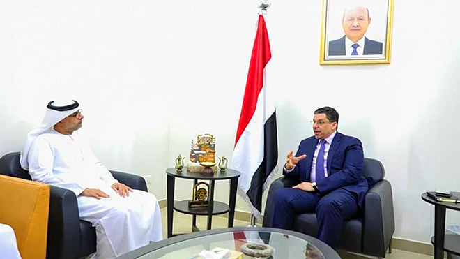 ​مباحثات يمنية إماراتية تبحث جهود تمديد الهدنة
