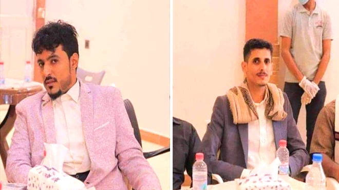 منصور أحمد عبادي المرقشي وعلي عبدالسلام محسن الحربي