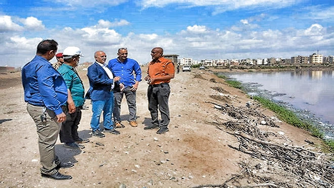 وزير المياه يؤكد أهمية تأهيل الأحواض للحد من مشاكل طفح المجاري