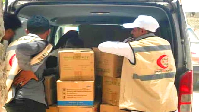 ​تسيير قافلة أدوية ومواد طبية لمستشفى مودية