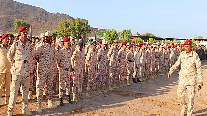 تخرج الدفعة العاشرة قادة سرايا بالعاصمة عدن تخرج الدفعة العاشرة قادة سرايا بالعاصمة عدن